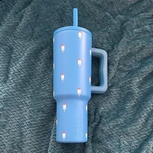 Simple Modern Popsicle Design Water Bottle - Blue